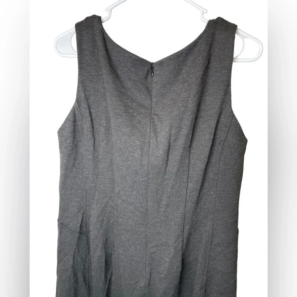 MM. Lafleur The Lydia Charcoal Sleeveless Twisted Tank Dress Size 16 - Picture 5 of 10